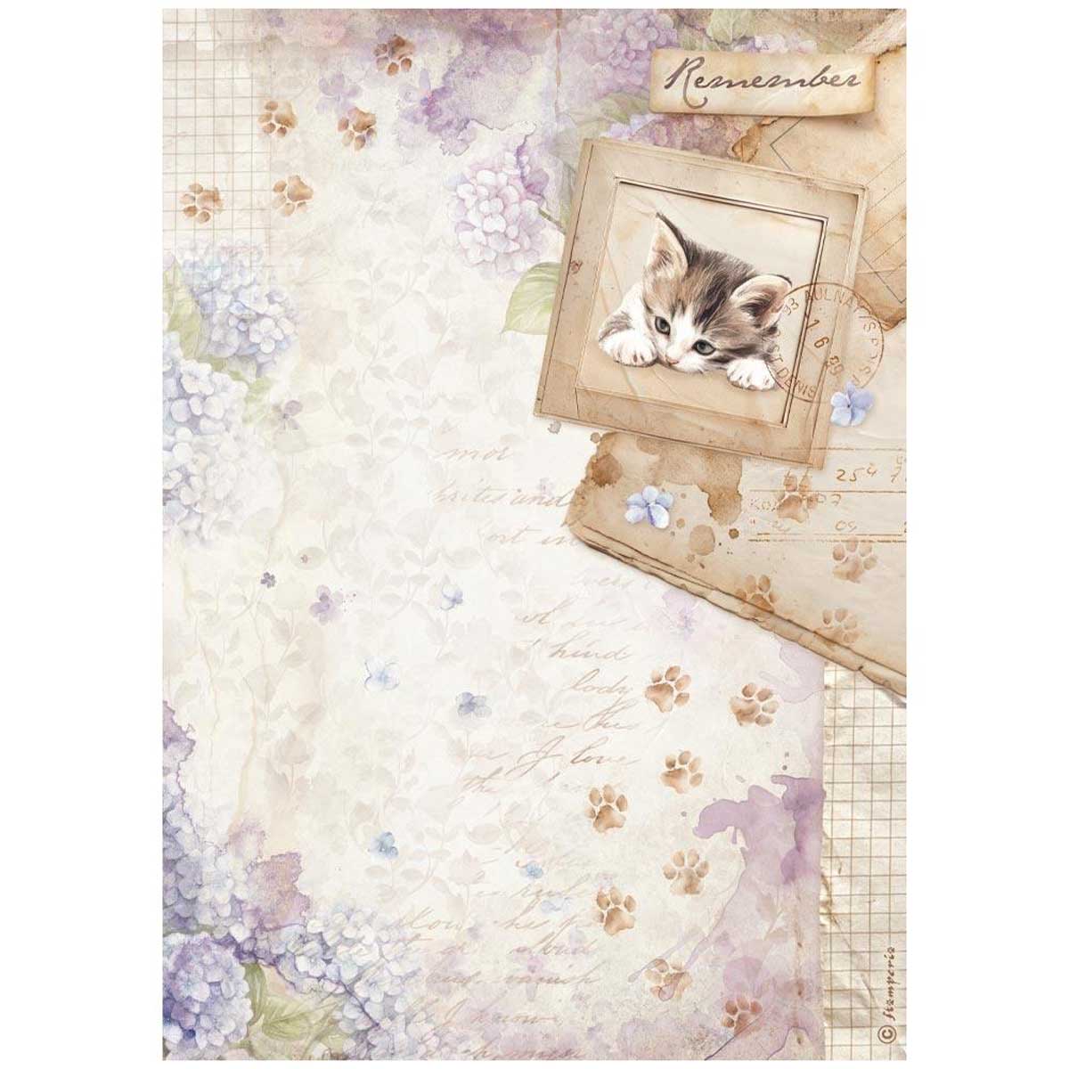 Stamperia Quiet Days Collection - A4 Rice Paper Selection [DFSA4XQD] - Image 3
